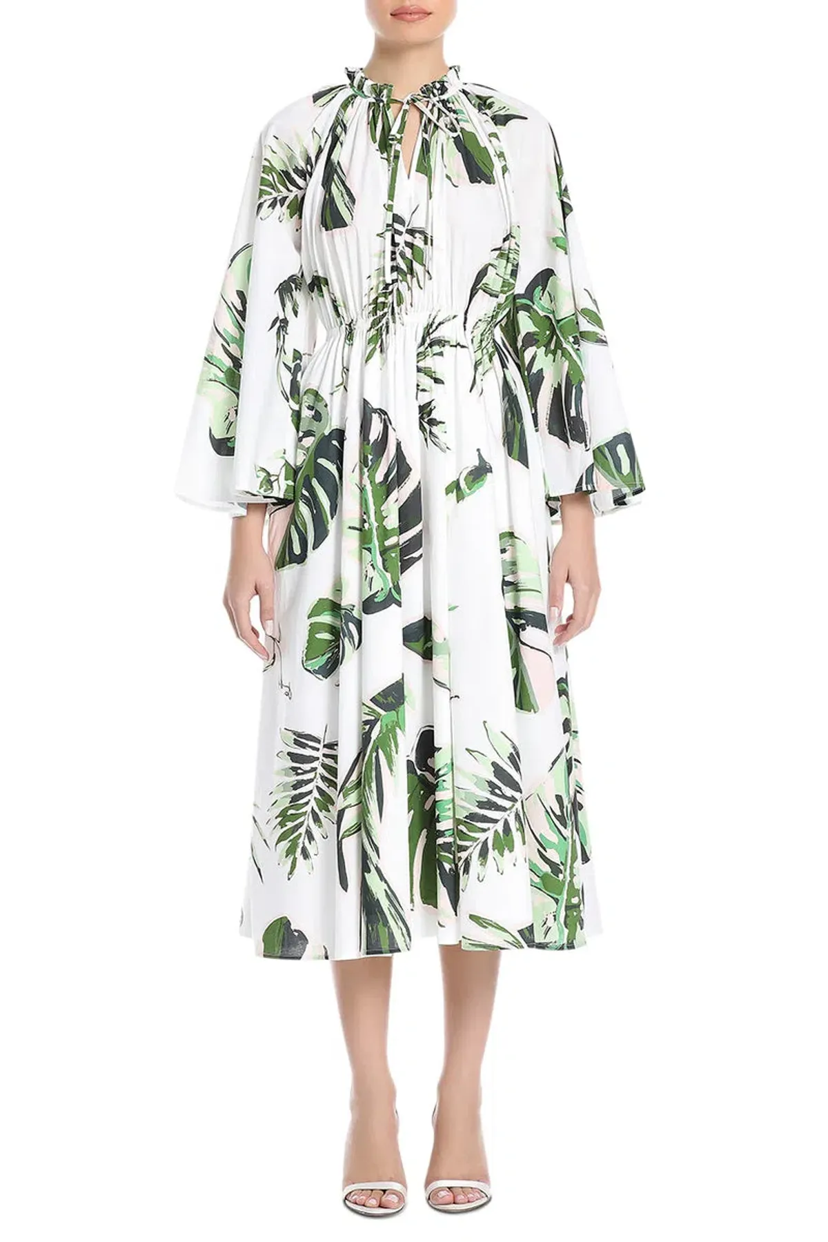 Leo Lin Alexia Midi Dress in Botanica Print Size 16 - Image 1