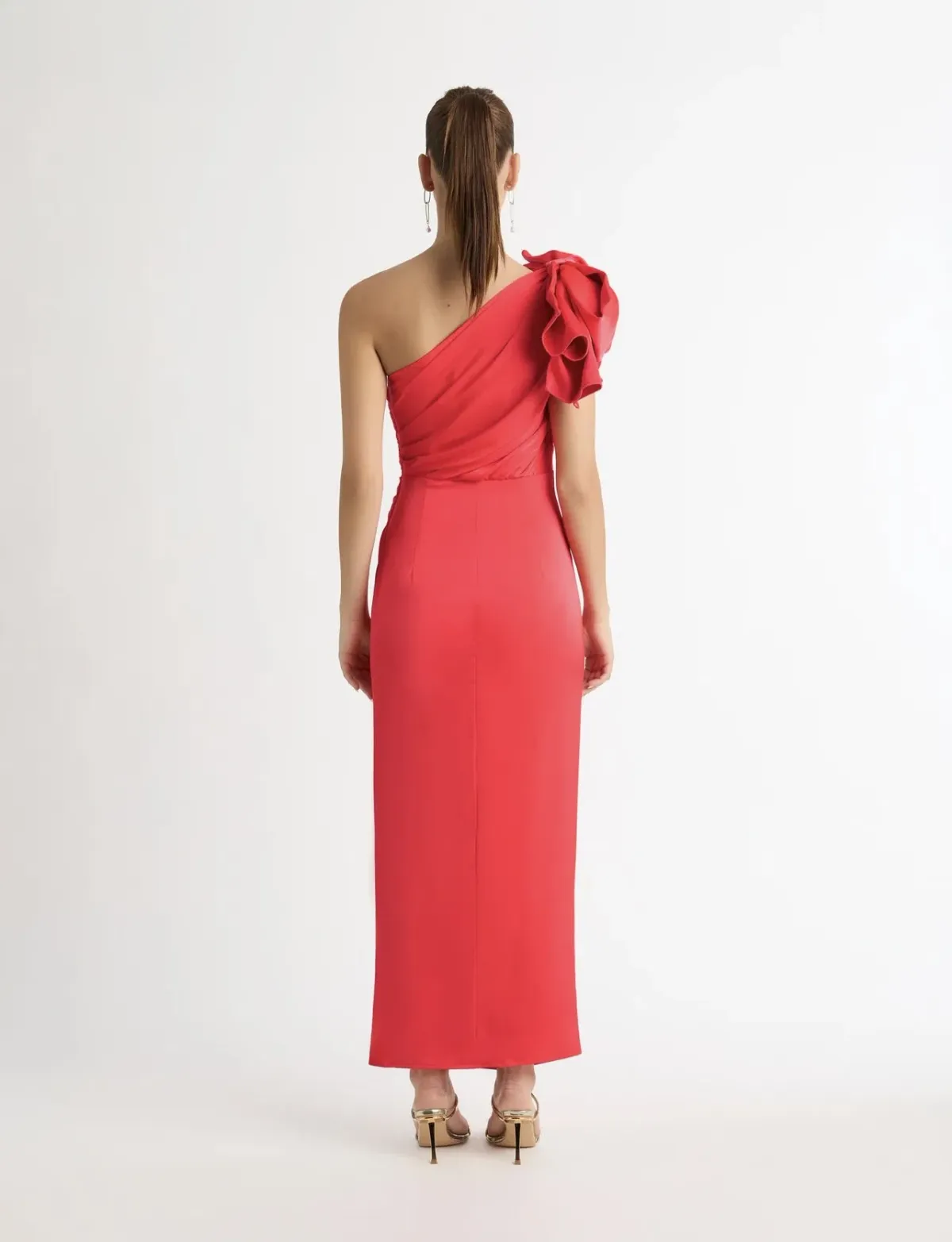 Sheike Glamour Maxi Dress Red Size 16 - Image 5