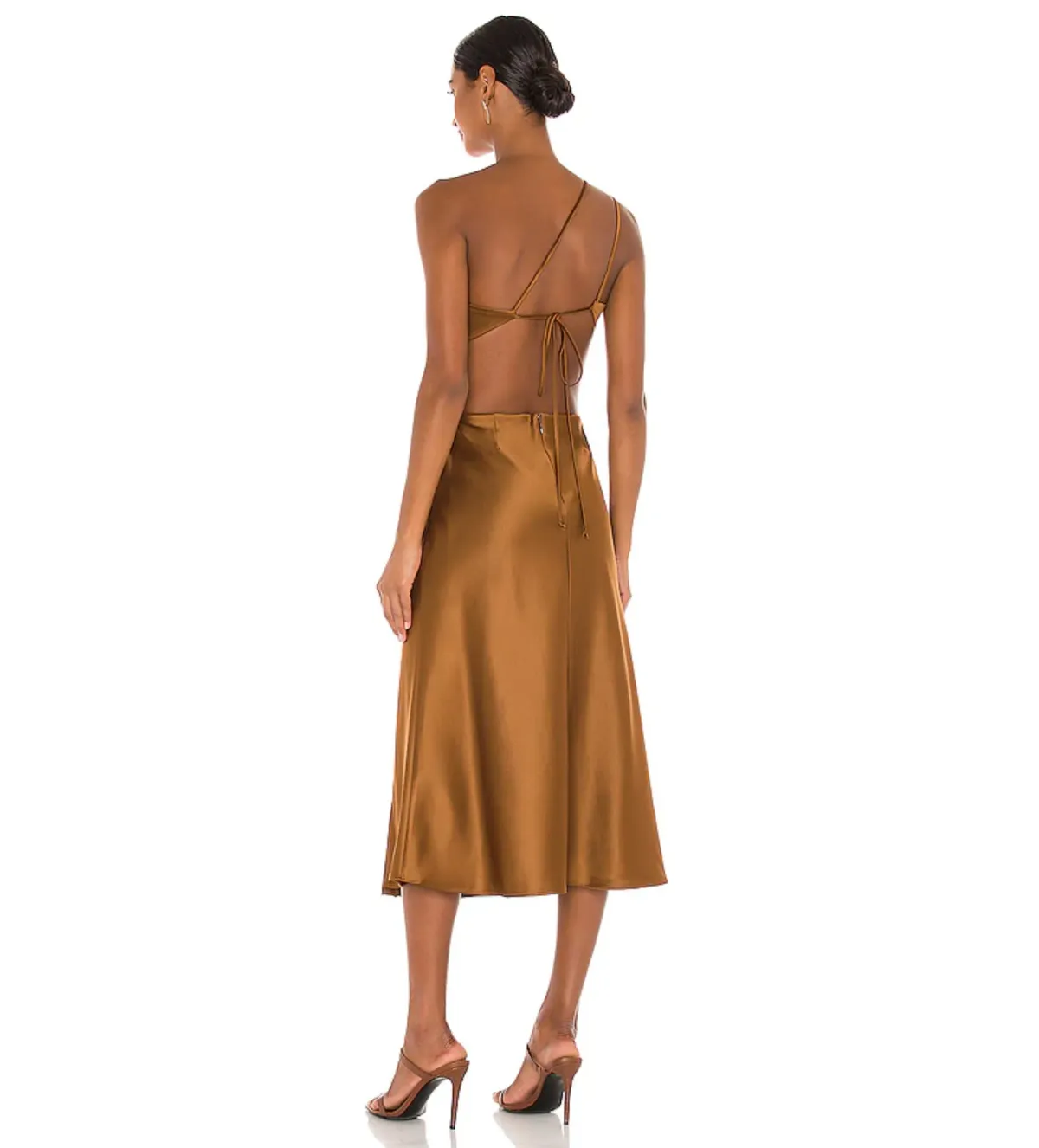 LPA the Label  Imani Dress In Brown Size XS/Au 6  - Image 2