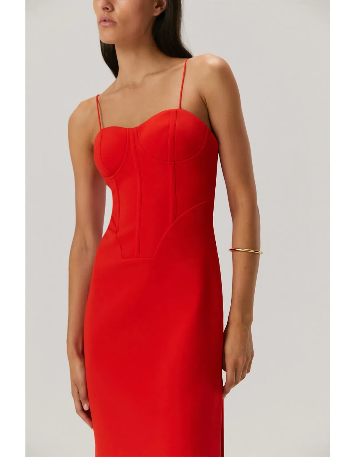 Misha Formal Dress Red Size 6 - Image 4