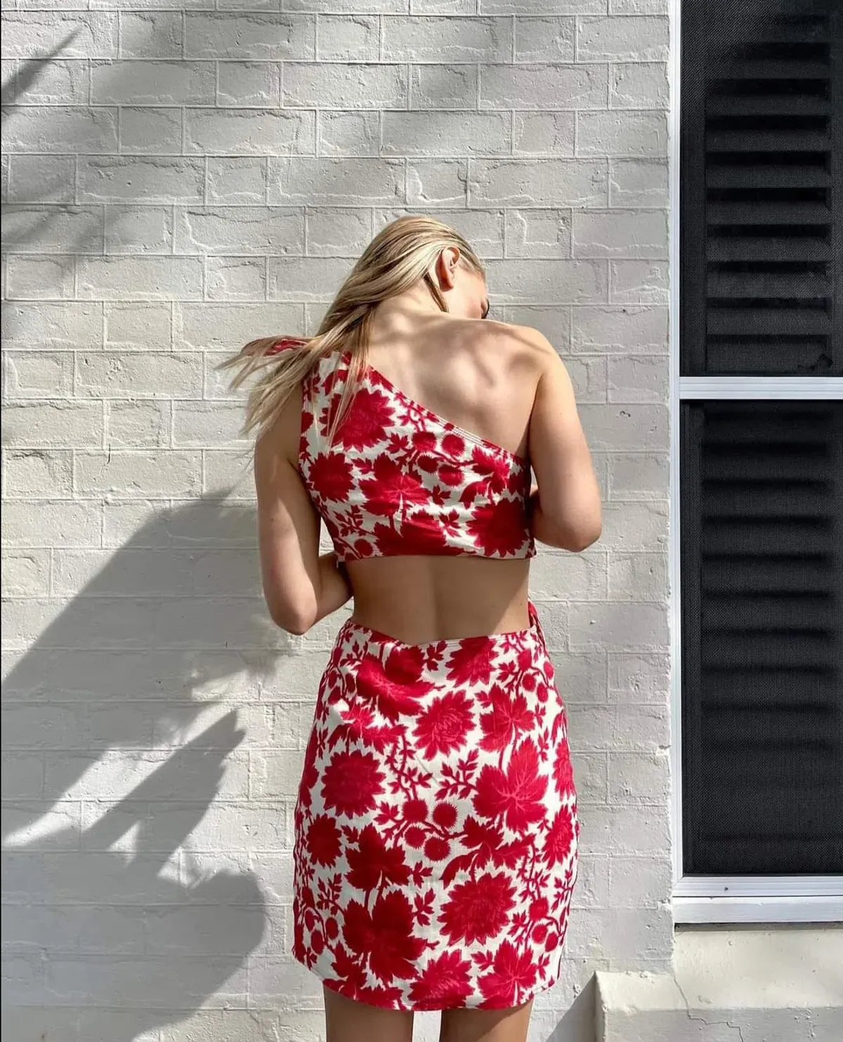 Sir The Label Cinta Cut Out Mini Dress Valentina Floral Print Size 2 / AU 10 - Image 3