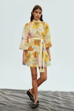 Alemais Agalia Mini Dress Floral Size 6 for rent on The Volte - image 1