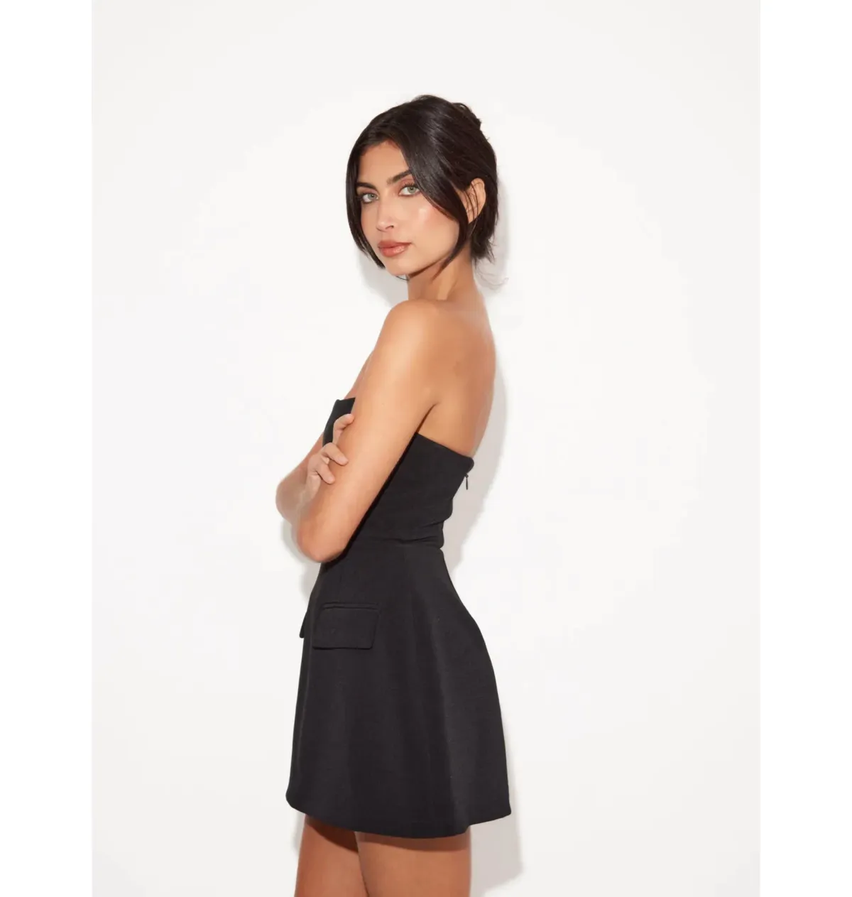Odd Muse The Ultimate Muse Strapless Dress in Black Size XS / AU 6 - Image 3