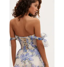 Milla Milla Hydrangea Tender Floral Maxi Tie-strap Dress Size Small / AU 8 for rent on The Volte - image 3