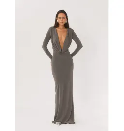 Arcina Ori Jen Dress in Grey Size M / AU 10 for rent on The Volte - image 1