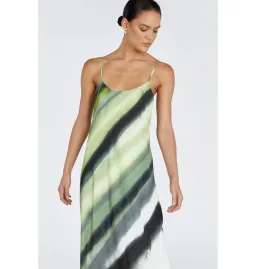 DISSH Athena Slip Maxi Dress green size 6 for rent on The Volte - image 2