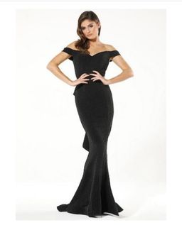 Bianca & bridgett Black ball gown size 12 for rent on The Volte - image 1