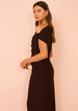 Camilla and Marc Annalise Dress Chocolate Brown Size 10 for rent on The Volte - image 5