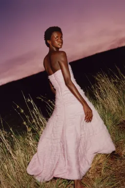 Aje Soundscape Maxi Dress in Chalk Pink Size 14 for rent on The Volte - image 5