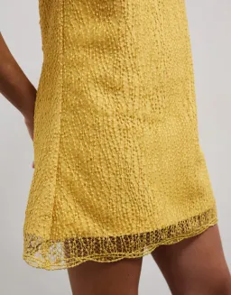 Lover Lina Mini Dress Golden Yellow Size 10 for rent on The Volte - image 5