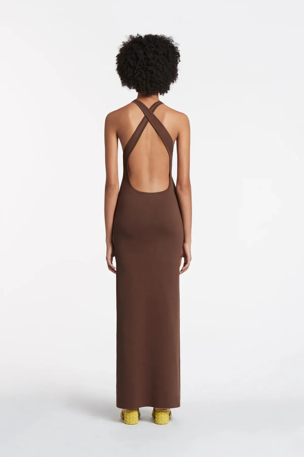 Sir The Label Aude Open Back Dress Brown Size 0 (AU 6) - Image 3