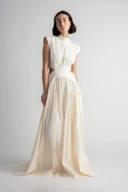Camilla and Marc Oriella Dress Cream Size 10 for rent on The Volte - image 1