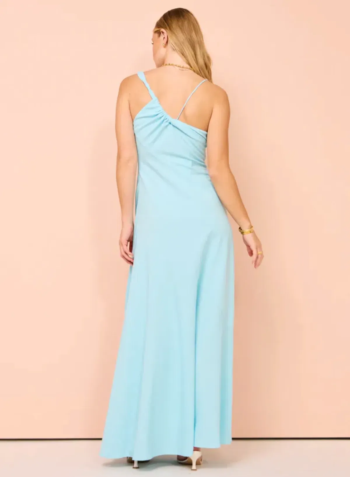 One Fell Swoop Fraya Maxi Dress in Dove Blue Size 10 - Image 3