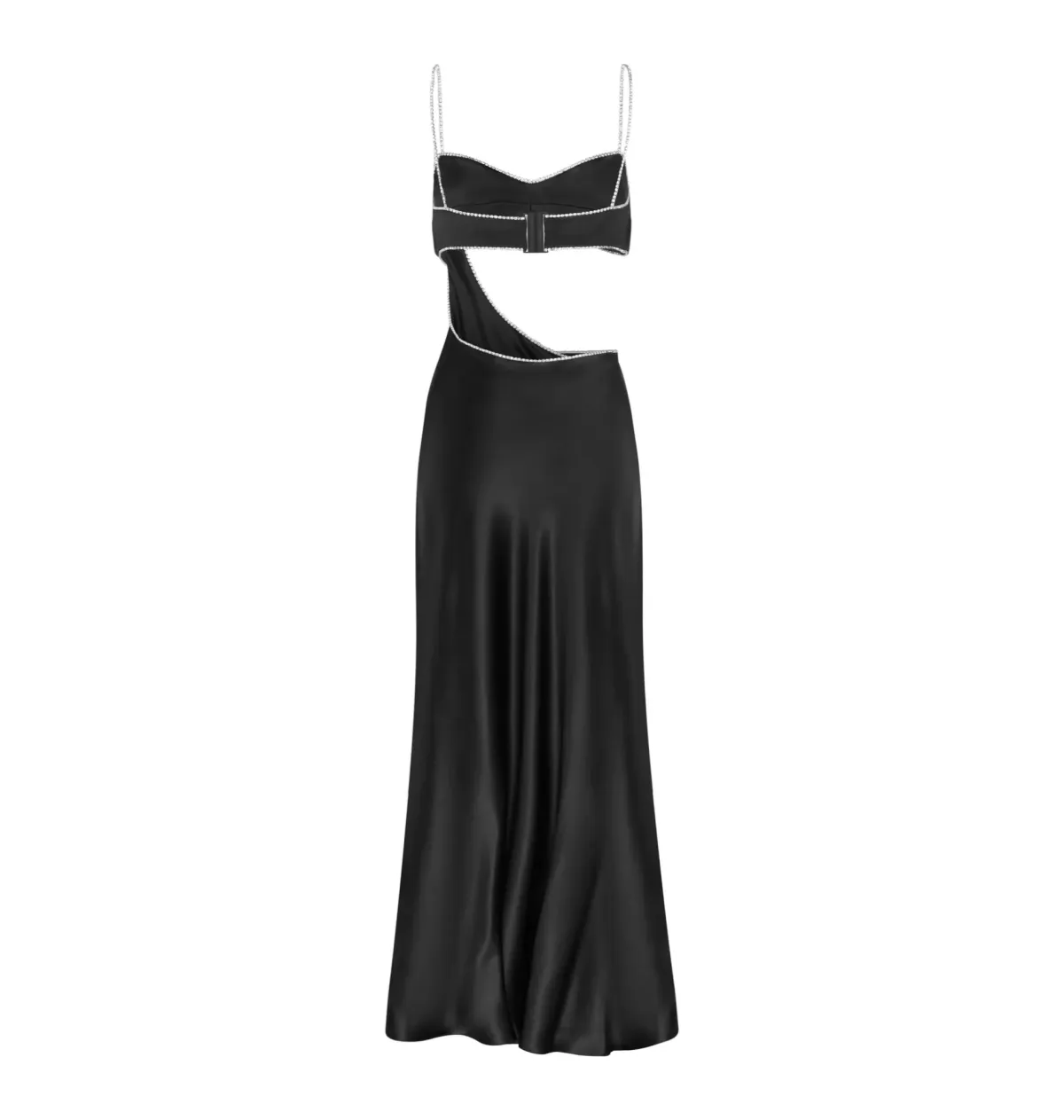 Michael Lo Sordo Symic Crystalline Luna Dress Black Size AU 6 - Image 4