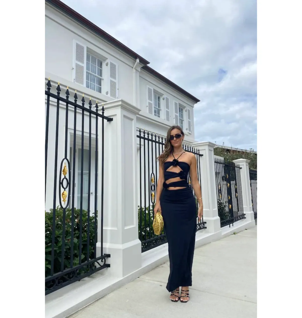 Maygel Coronel Veranera Dress Black Size AU 8 - Image 2