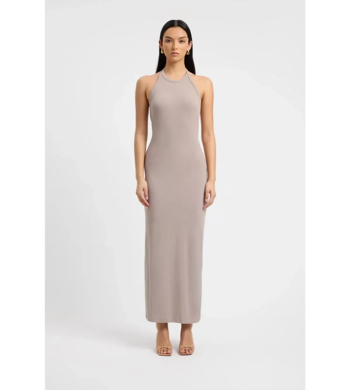 Kookaï Millie Maxi Dress Beige Size AU 34 / AU 6 - Image 1