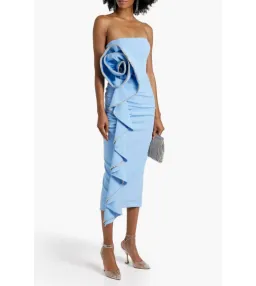 Rachel Gilbert Santiago Dress Sky Blue Size AU 10 for rent on The Volte - image 1