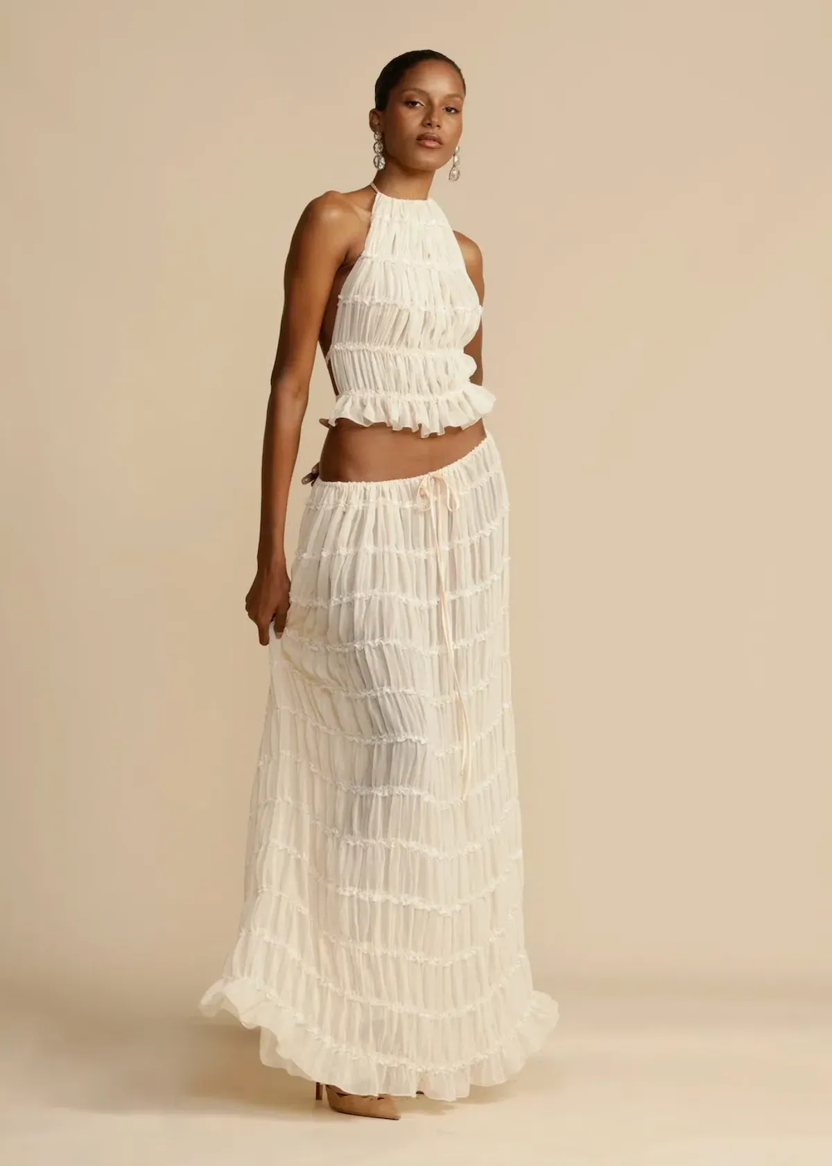 Arcina Ori Juliette Top and Skirt Cream Size S / AU 6-8 - Image 21