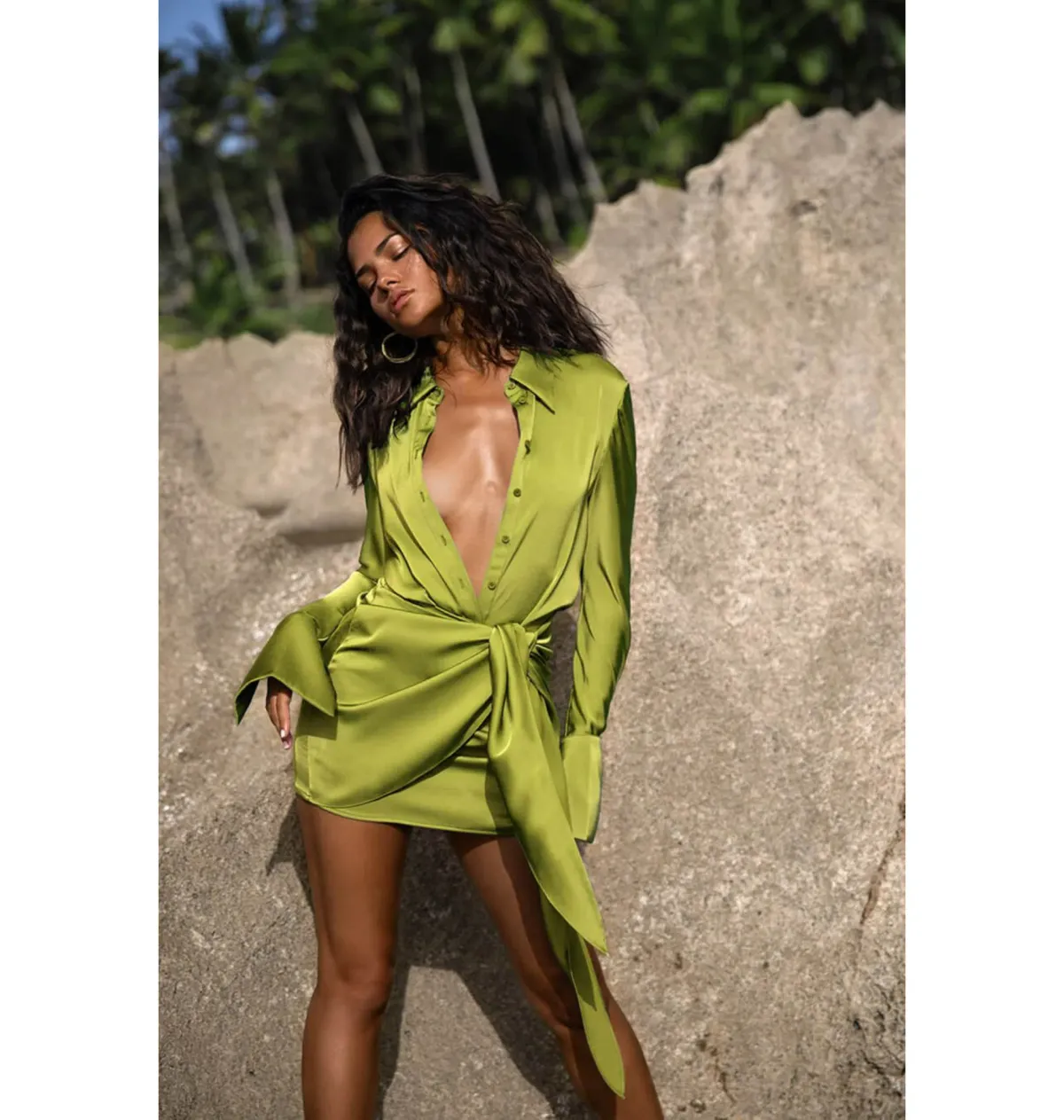 Rat And Boa Alanis Mini Dress in Green Size XL / AU 14 - Image 2