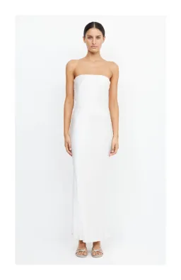 Bec & Bridge Moon Dance Strapless Dress Ivory Size 8 for rent on The Volte - image 1