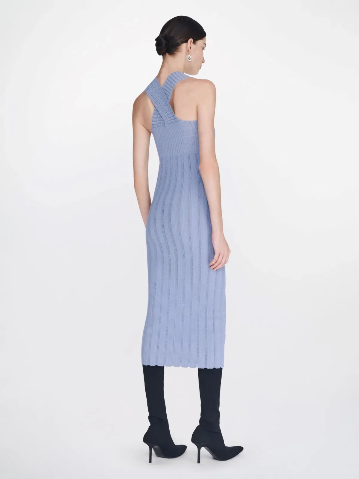Dion Lee Snakeskin Dress Blue Size XXS/ AU 4 - Image 2