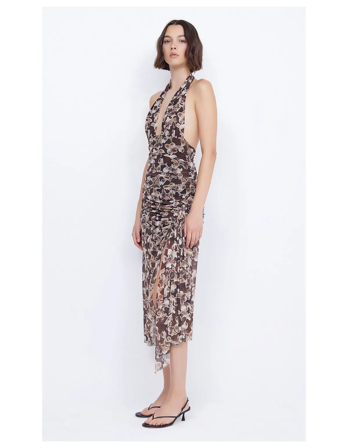 Bec & Bridge Herlani Midi Dress Floral Size AU 6 - Image 2