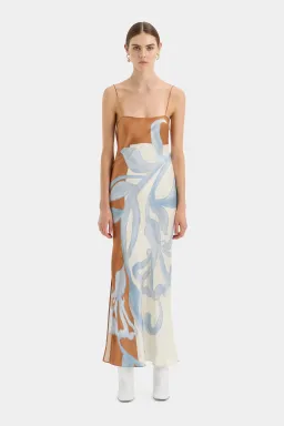 Sir the Label The Sorrento Slip Dress Sciarpa Print Size 1 / AU 8 for rent on The Volte - image 1