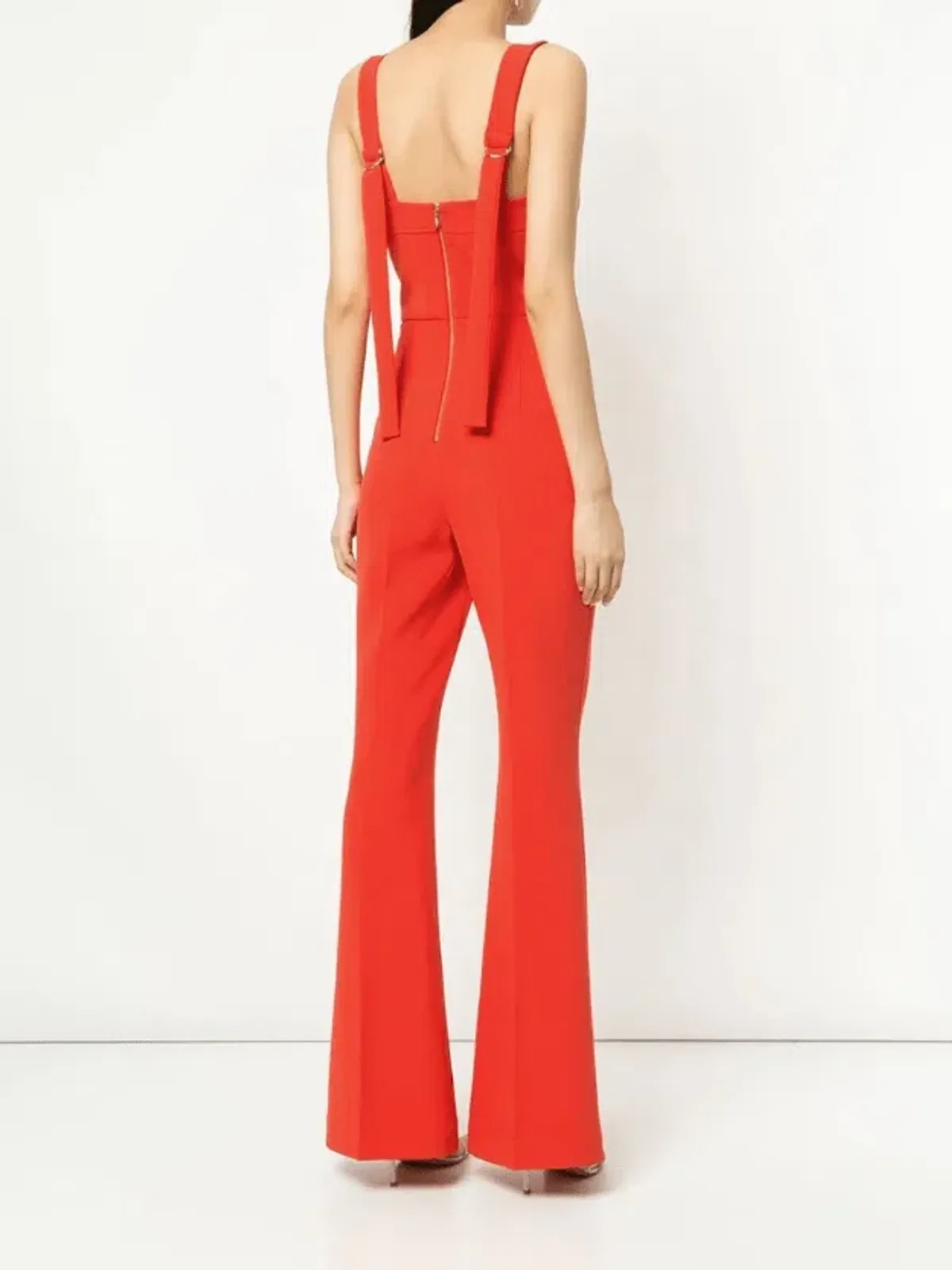 Rebecca Vallance L'Amour Jumpsuit Orange Red Size 8 - Image 2