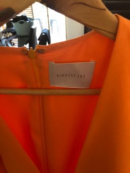 Dion Lee Puncture Dress Orange Size 8 for rent on The Volte - image 3