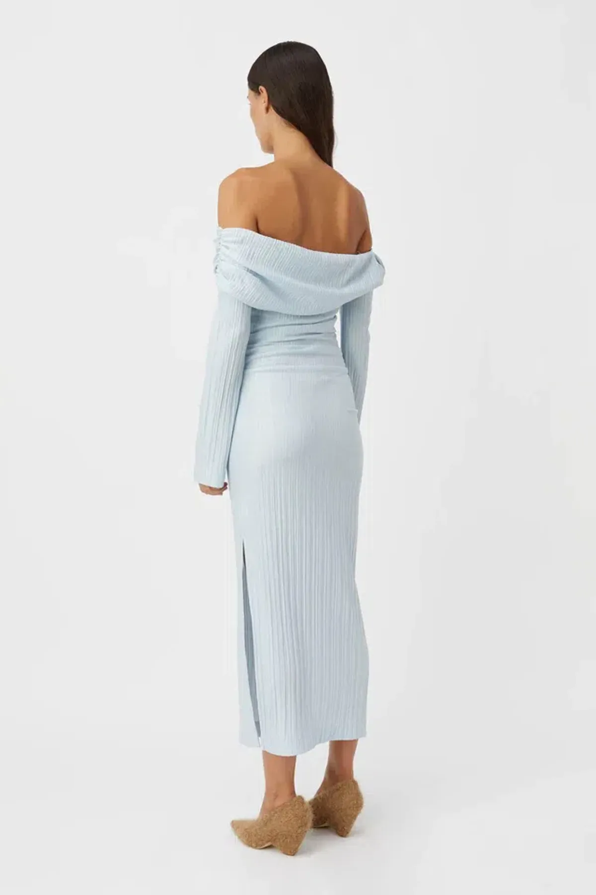 Camilla and Marc Shaw Midi Dress in Sky Blue Size 10 - Image 3