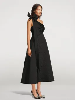 Rachel Gilbert Malea Midi Dress Black Size 8 for rent on The Volte - image 2