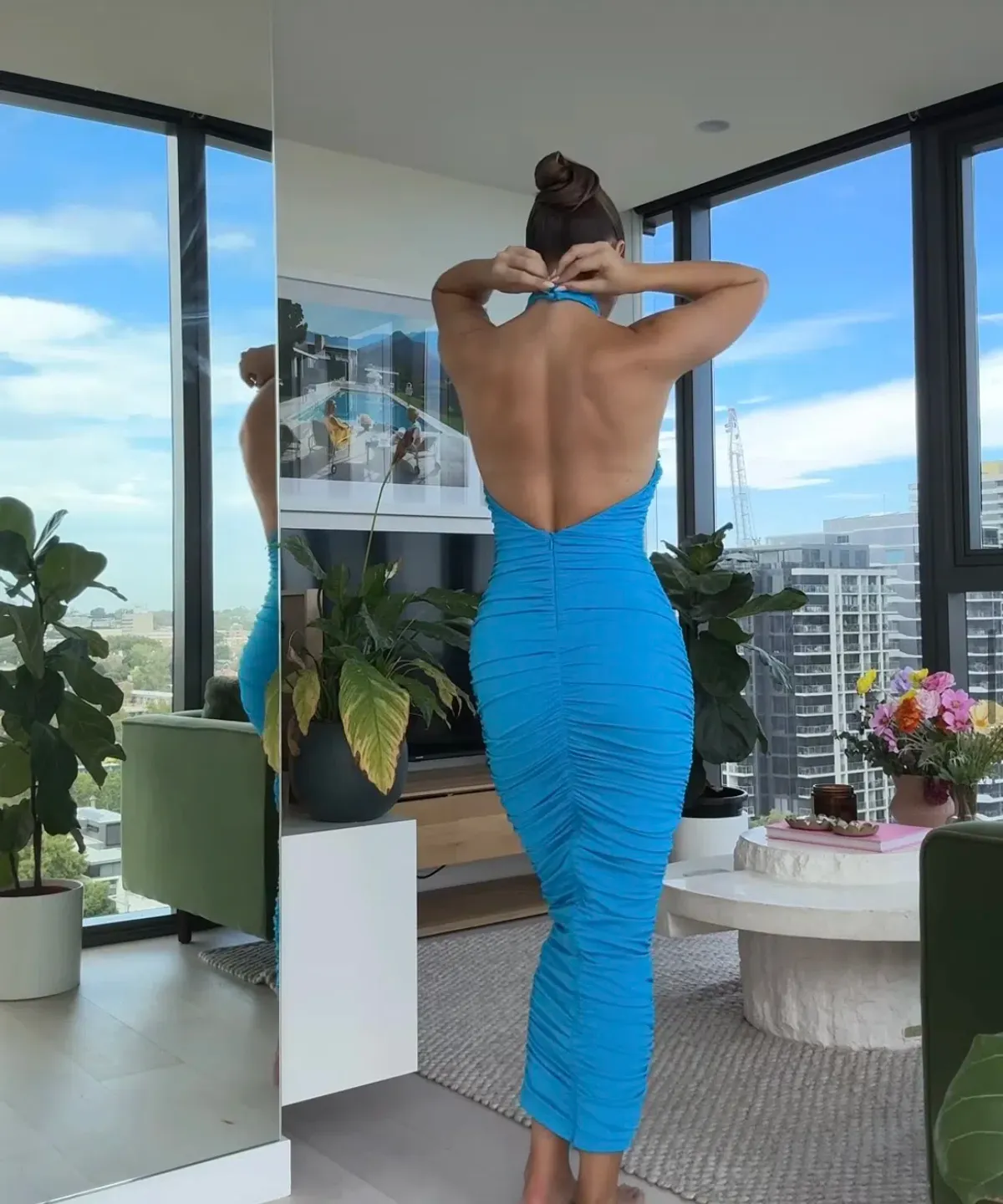 Eliya the Label Corfu Dress Azure  Size 6  - Image 3