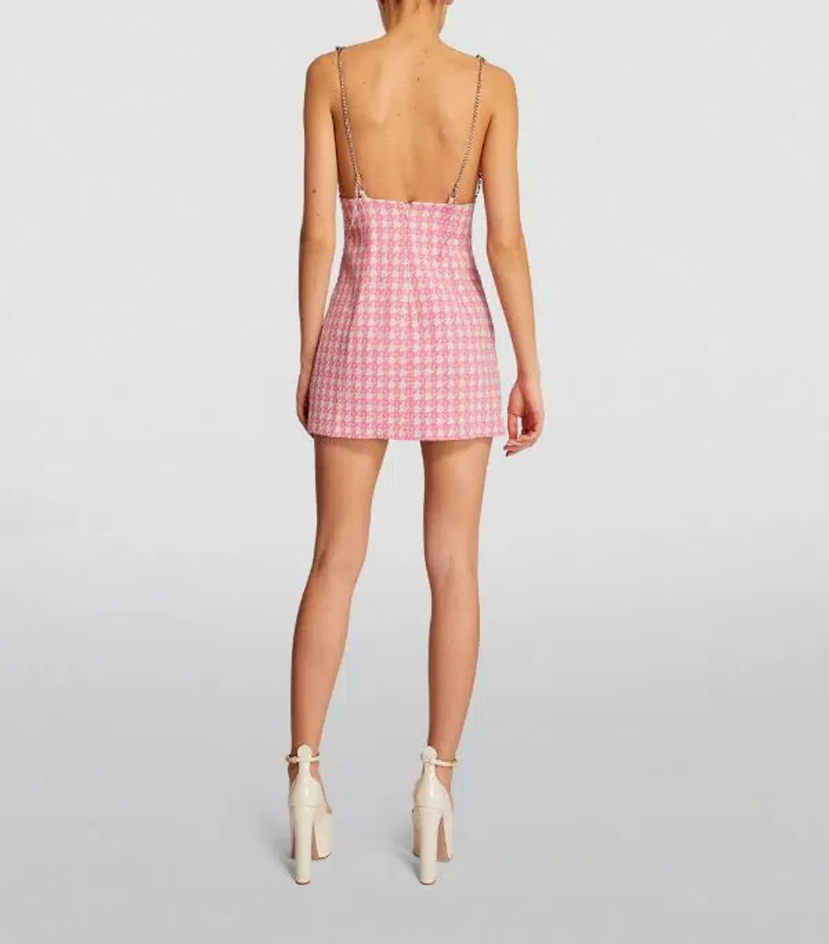 Area NYC Deco Bow Mini Dress Pink Size Au 6 - Image 2