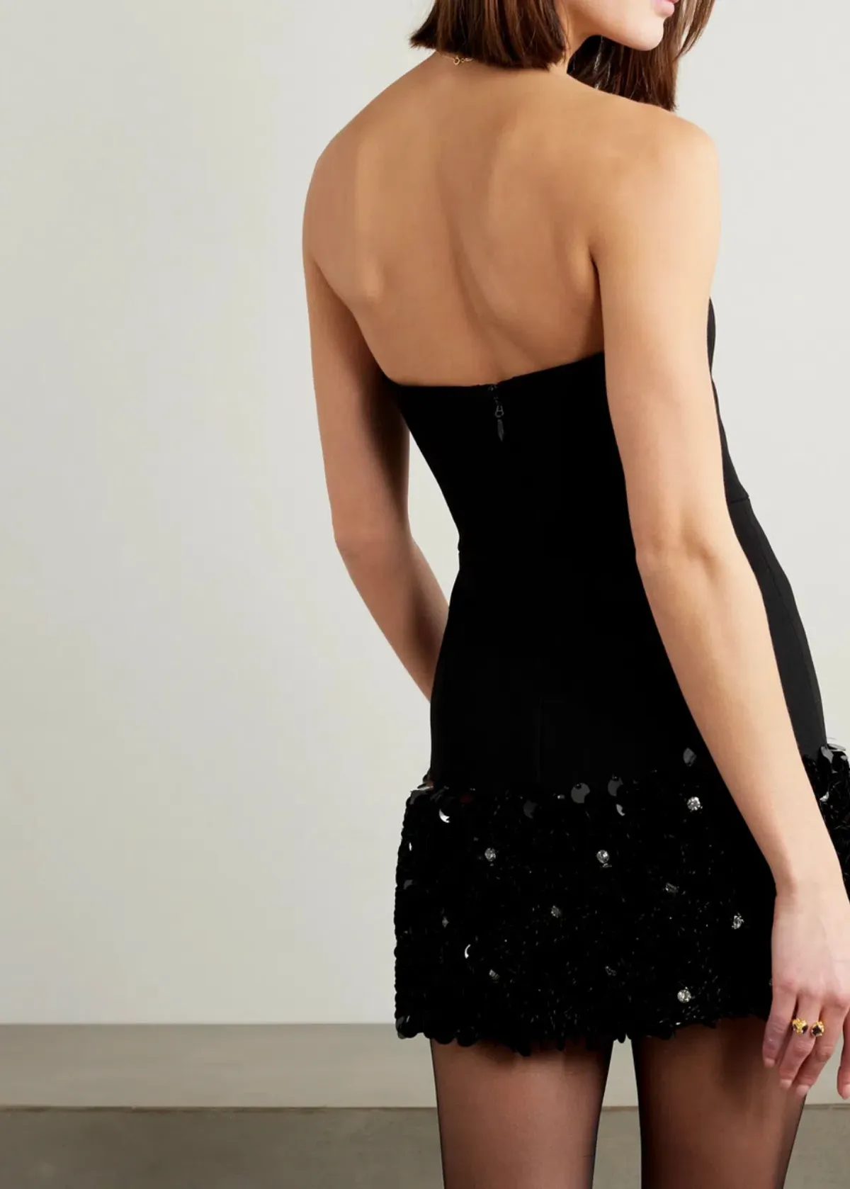 Rebecca Vallance The Elanie Mini Dress Black Size 8  - Image 7