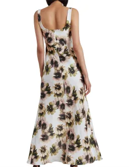 Bec & Bridge Bloom Linen Maxi Dress Floral Size 6  for rent on The Volte - image 2