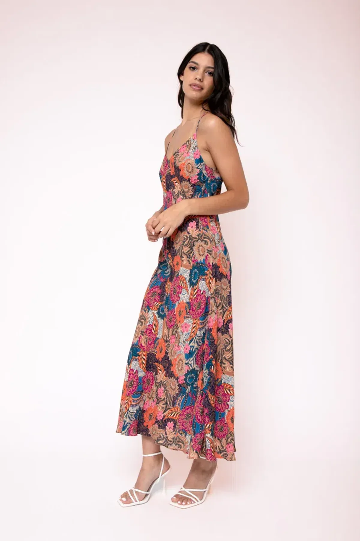Kachel Lina Midi Slip Dress in Enchanted Garden Size M / AU 10 - Image 2