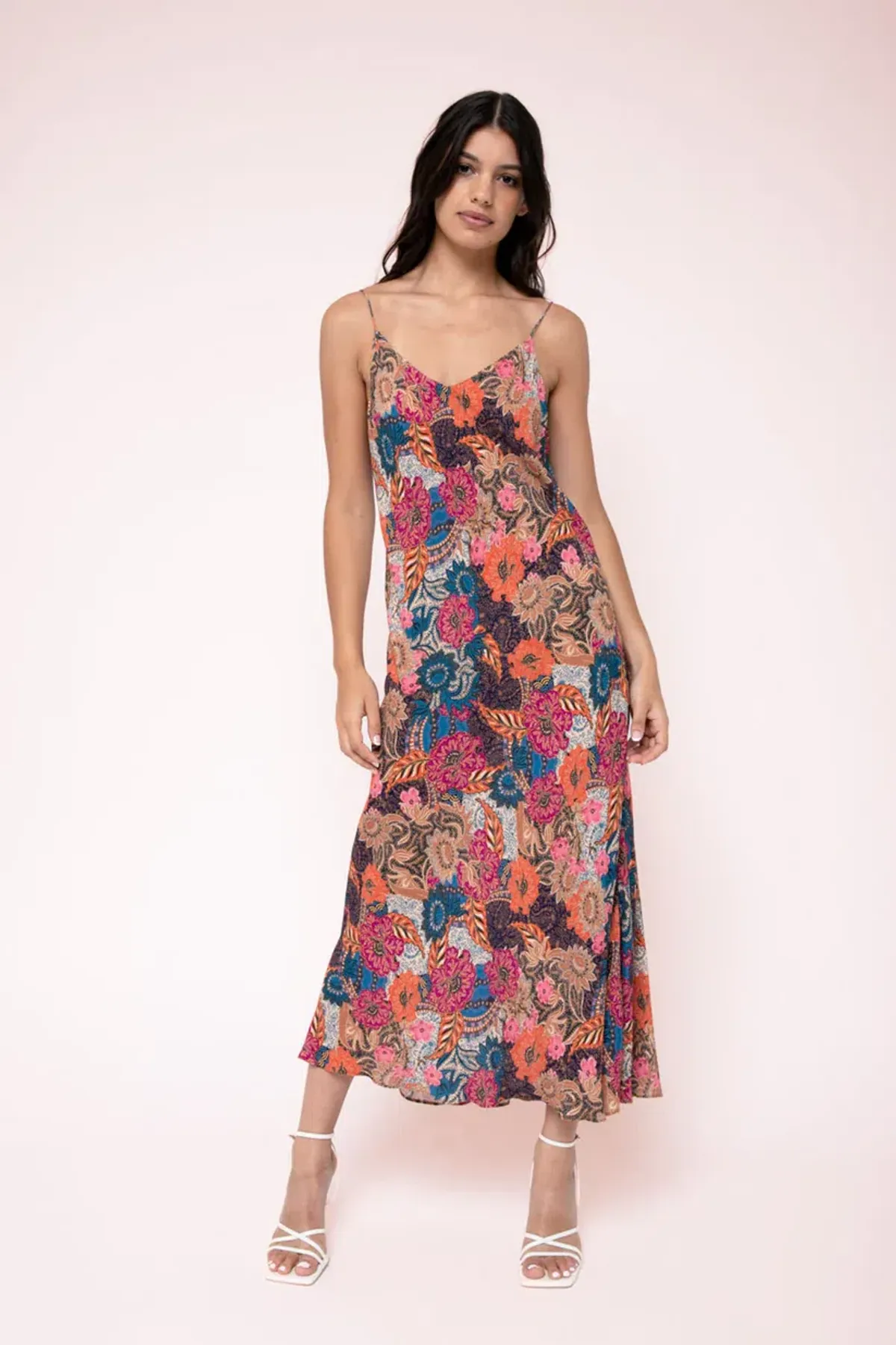 Kachel Lina Midi Slip Dress in Enchanted Garden Size M / AU 10 - Image 1
