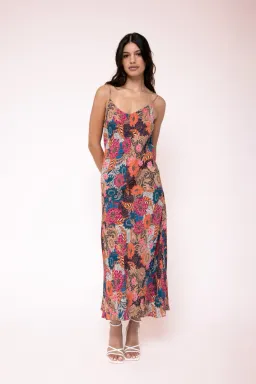Kachel Lina Midi Slip Dress in Enchanted Garden Size M / AU 10 for rent on The Volte - image 4