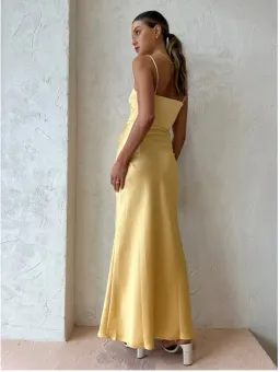 Bec & Bridge Nadia Maxi Dress in Straw Size AU 6 for rent on The Volte - image 2