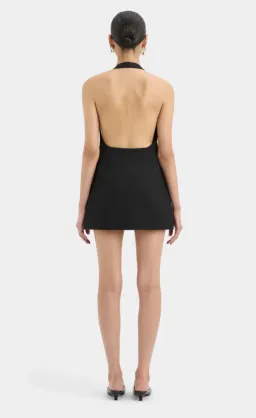Sir the Label Sandrine Halter Mini Dress Black Size 0 / AU 6 for rent on The Volte - image 2