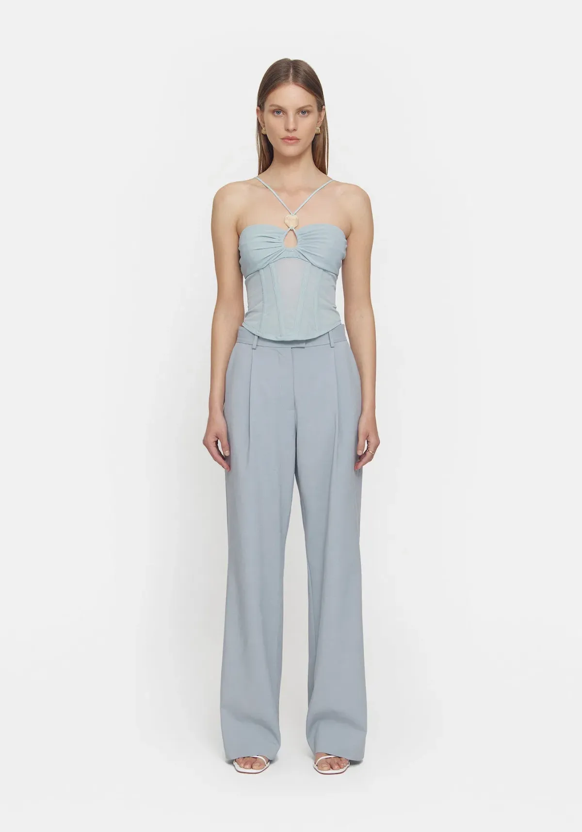 Viktoria and Woods Delta Bustier Arctic Blue Size 8  - Image 1