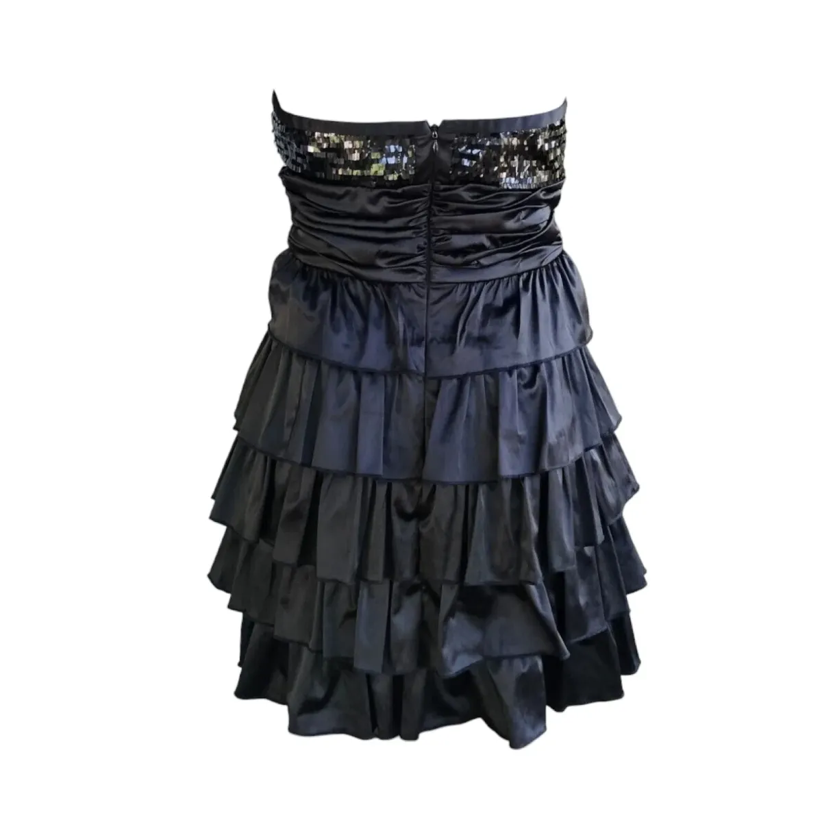 Elle Zeitoune Christina Mini Dress Black Size 10 - Image 3