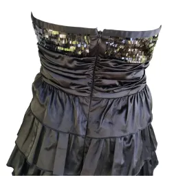 Elle Zeitoune Christina Mini Dress Black Size 10 for rent on The Volte - image 7