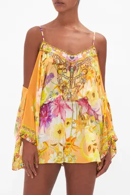 Camilla Franks Drop Shoulder Playsuit How Does Your Garden Grow Size M / AU 12 for rent on The Volte - image 2