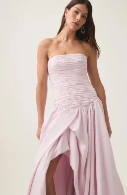 Aje Violette Bubble Hem Maxi Dress pastel pink Size 16 for rent on The Volte - image 4