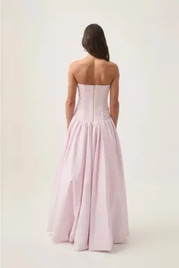 Aje Violette Bubble Hem Maxi Dress pastel pink Size 16 for rent on The Volte - image 3