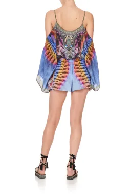 Camilla Franks Drop Shoulder Playsuit Love On The Wing Print Size M /AU 12 for rent on The Volte - image 5