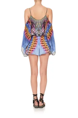 Camilla Franks Drop Shoulder Playsuit Love On The Wing Print Size M /AU 12 for rent on The Volte - image 4