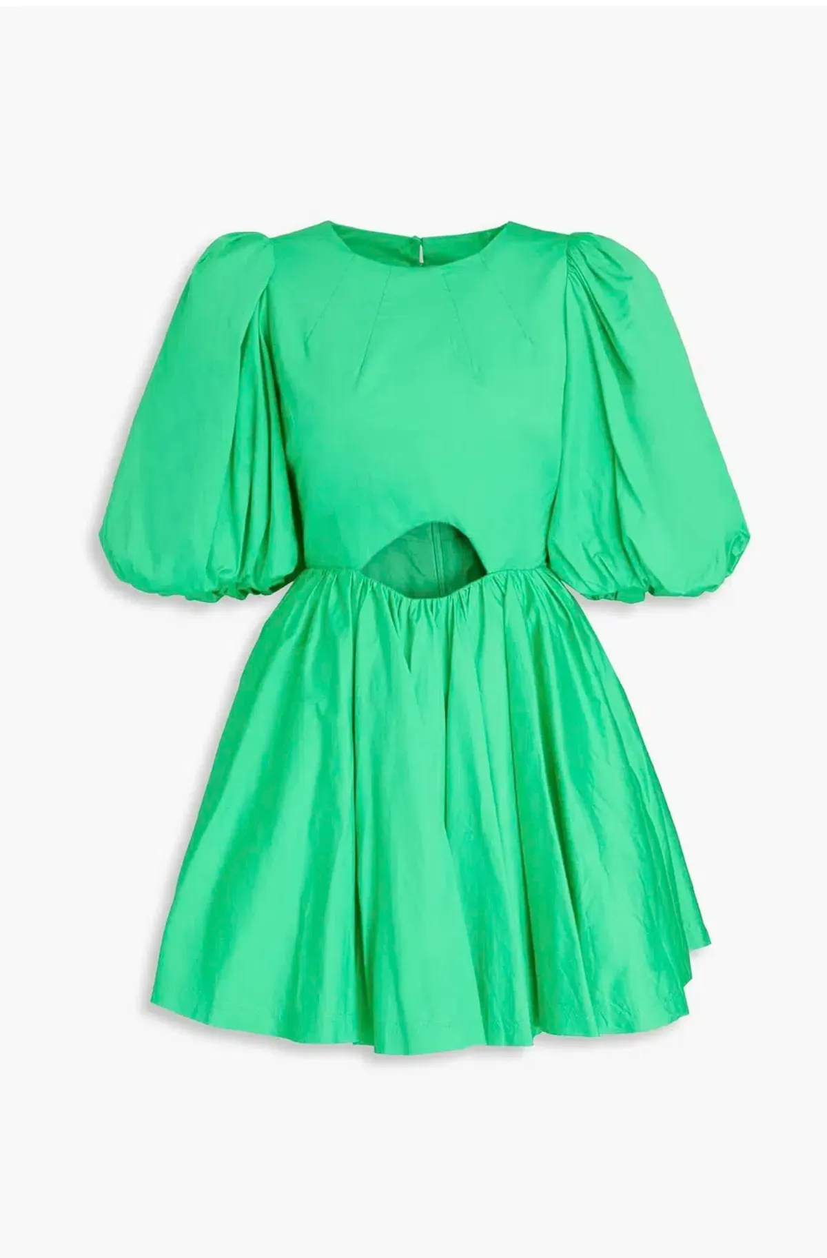Aje Colette Abstract Cut Out Mini Dress Green Size AU 6 - Image 4