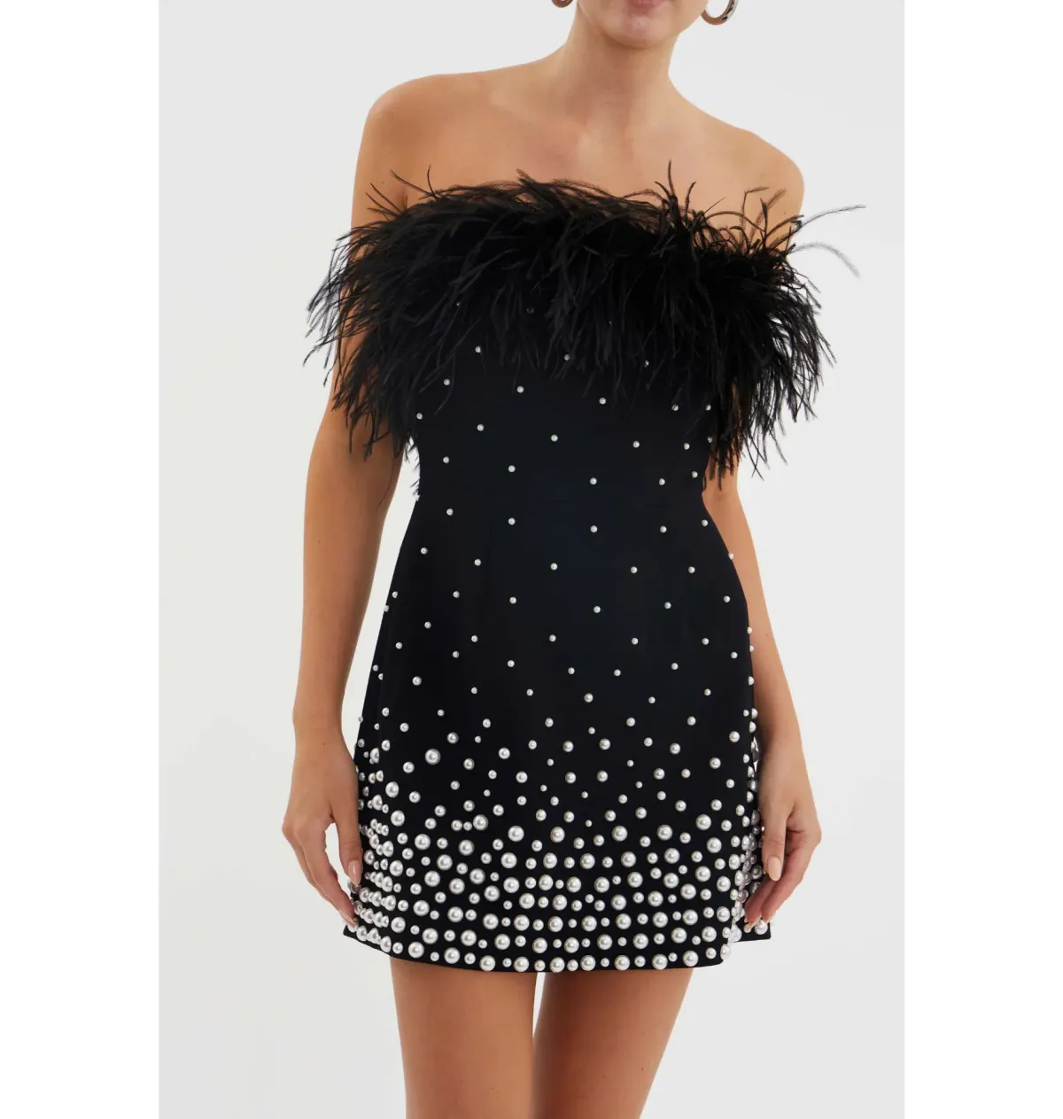 Rebecca vallance Anelise Mini Dress in Black Size XS / AU 6  - Image 3